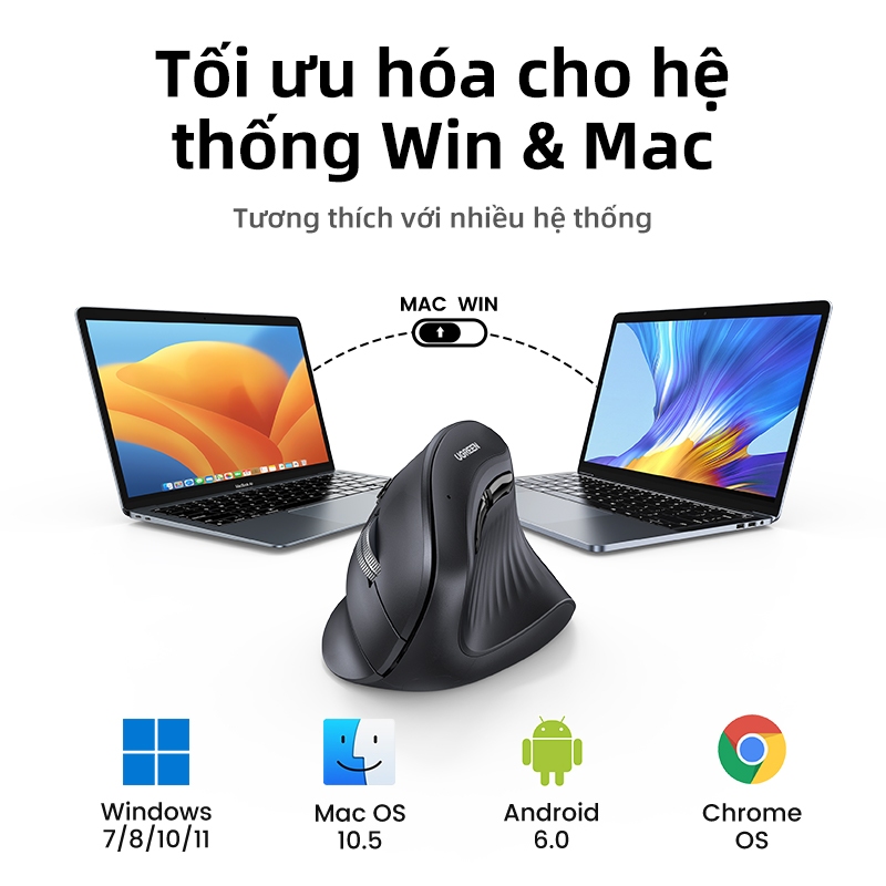 Chuột dọc không dây UGREEN  2.4G | BigBuy360 - bigbuy360.vn