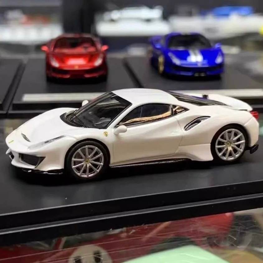Stance Hunters SH Ichiban Model IM 1: 64 Ferrari Novitec 488 Pista Bộ sưu tập mô hình xe hợp kim có 