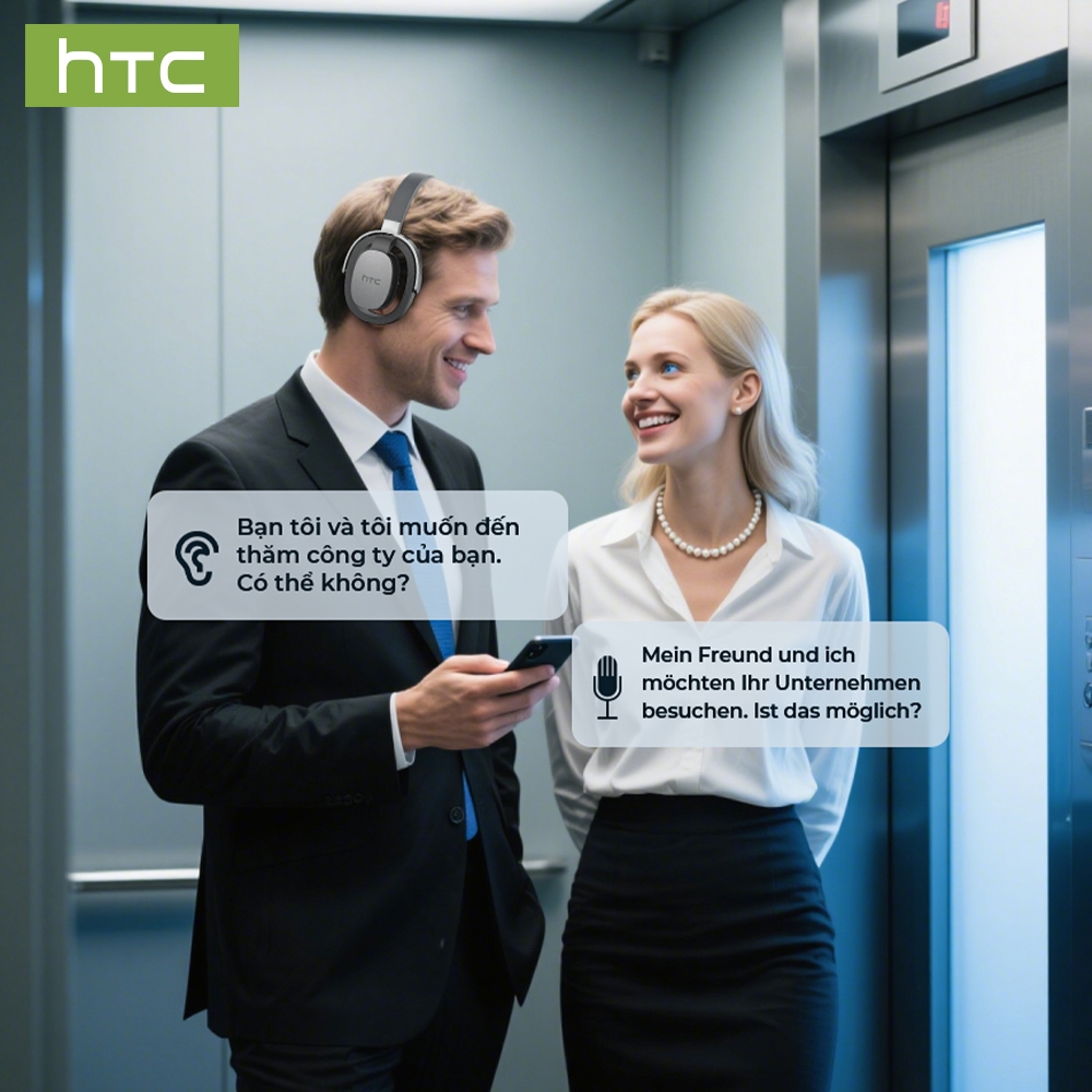 HTC HP07  Tai Nghe Phiên Dịch Tai nghe Bluetooth không dây Bluetooth 6.0 Lên đến tuổi thọ pin 55h | BigBuy360 - bigbuy360.vn