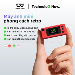 Máy ảnh kỹ thuật số mini GOOJODOQ - Móc khóa siêu di động có màn hình | Chụp ảnh và quay video HD | Phụ kiện cổ điển và thời trang, món quà hoàn hảo