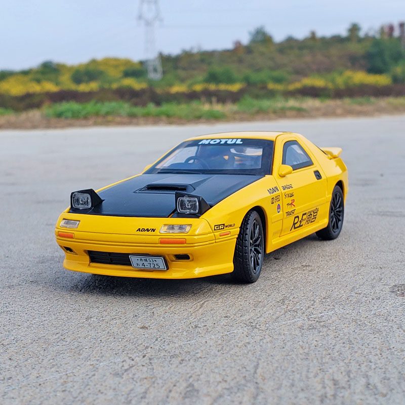 1: 32 Mazda RX-7 RX7 FC Hợp Kim Thu Nhỏ Xe Mô Hình Diecast Kim Loại Quy Mô Mô Hình Xe Bộ Sưu Tập Âm 