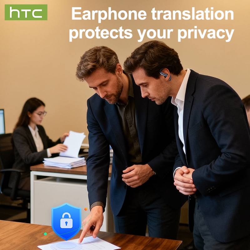 HTC NE63 Tai Nghe Phiên Dịch  AI Translator Tai nghe mở tai Tai nghe không dây Bass Bluetooth 6.0 có màn hình nguồn LED | BigBuy360 - bigbuy360.vn