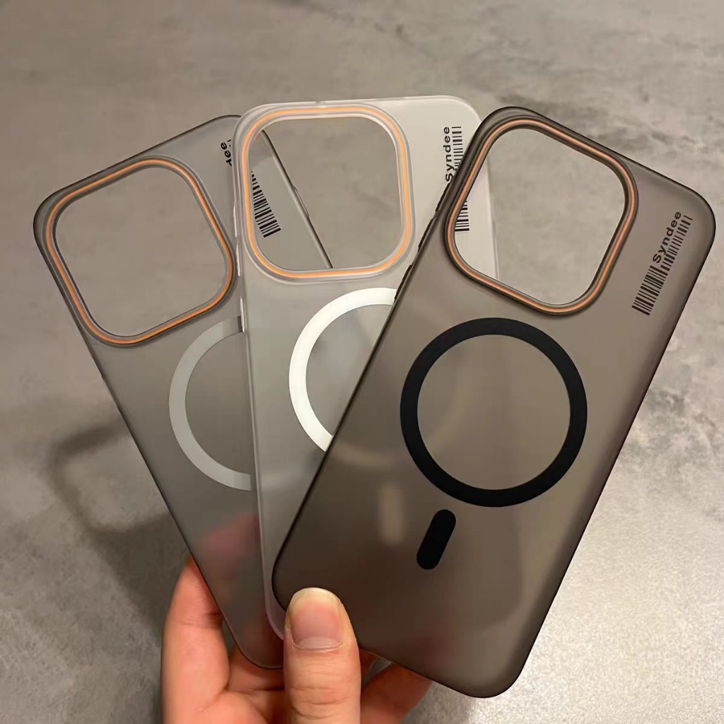 Ốp Lưng Cho vivo iQOO 12 5G iQ00 iQOO12 V2307A Ốp Điện Thoại Không Dây Sạc Nhanh Từ Tính Hấp Thụ Tro