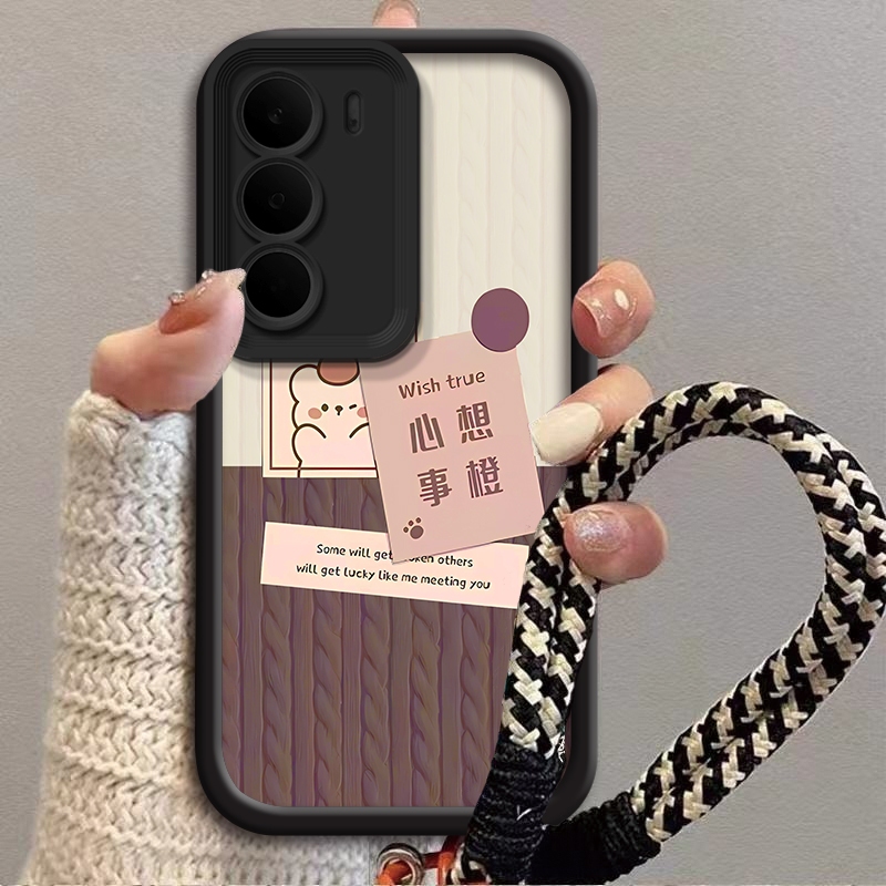 Wish true bear Vỏ Cho Realme C71 Realme C75 Realme C75X Realme C75 5G Realme C73 Vỏ Điện Thoại Silic