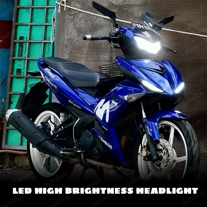 DÀNH CHO Bóng Đèn Pha Yamaha Sniper Jupiter Mx135 Lc135 6500k LED Trắng H4 T10