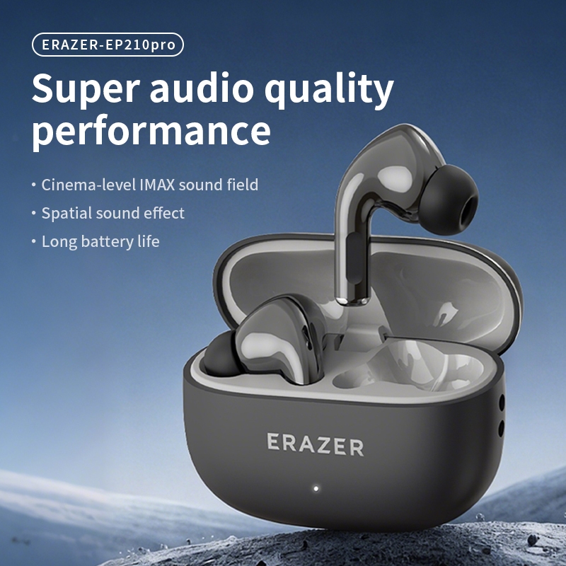 Tai nghe Bluetooth không dây đích thực Lenovo ERAZER EP210 Pro - Bluetooth 6.0, Tai nghe chơi game có độ trễ siêu thấp, 360° Âm thanh toàn cảnh, tuổi thọ pin dài 20H | BigBuy360 - bigbuy360.vn