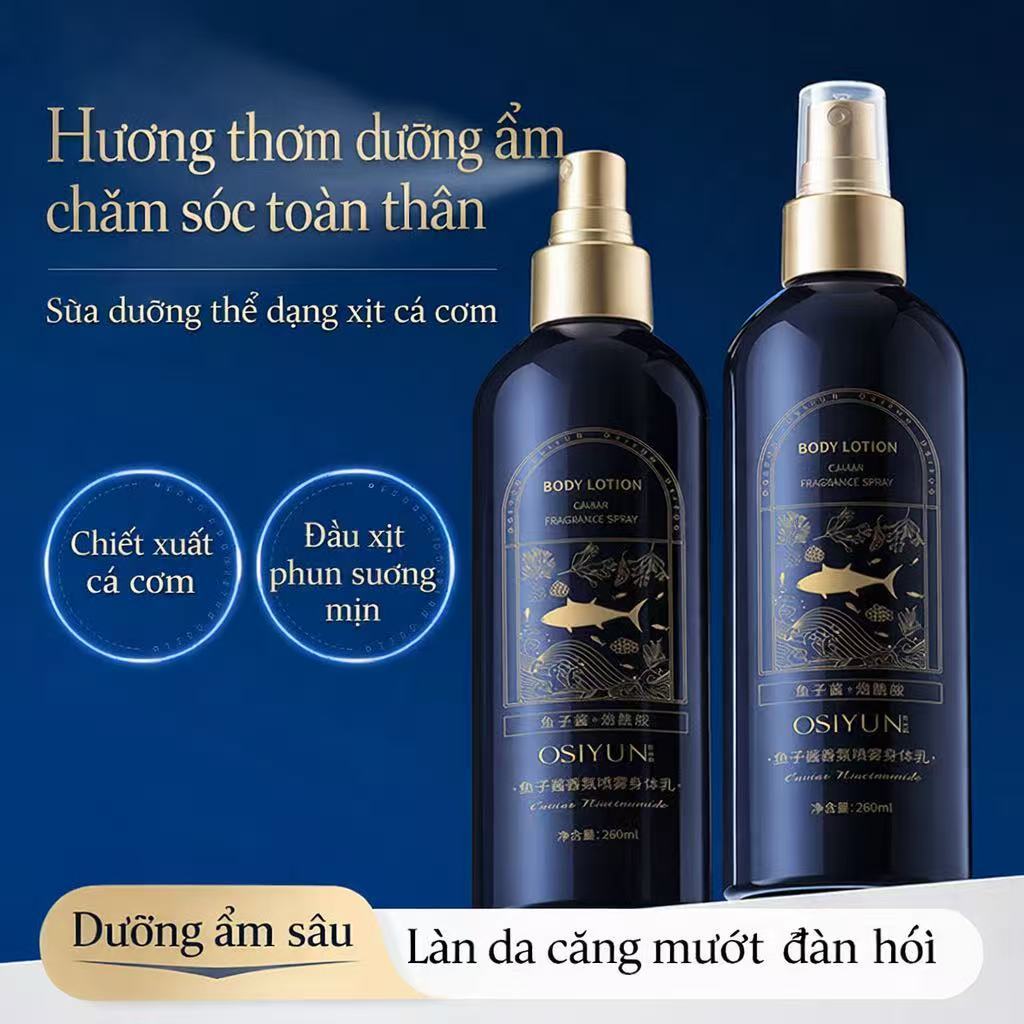 Kem dưỡng thể - Có thành phần trứng cá tầm (Sturgeon Caviar)