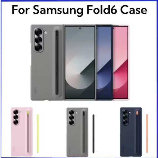 Ốp lưng Samsung Galaxy Z Fold6 S Pen Cover chính hãng, Dành cho Samsung Galaxy Z Fold 6 Silicone có 