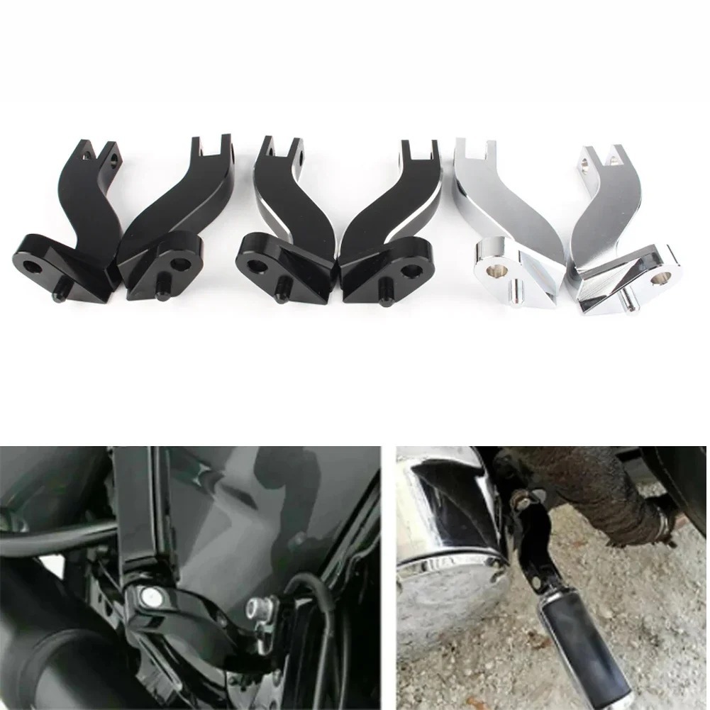 Dành Cho Harley Touring Street Glide FLHX 1993-2017 Xe Máy Phía Sau Hành Khách Footpeg Gắn Bộ