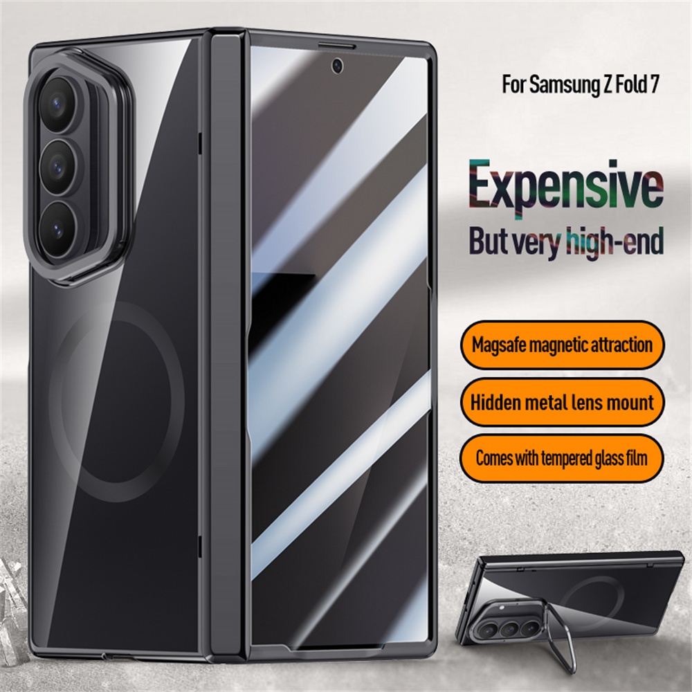 Ốp điện thoại chống sốc Samsung Galaxy Fold 7 Tương thích cho Samsung Z Fold7 5G Vỏ giữ Camera từ tí