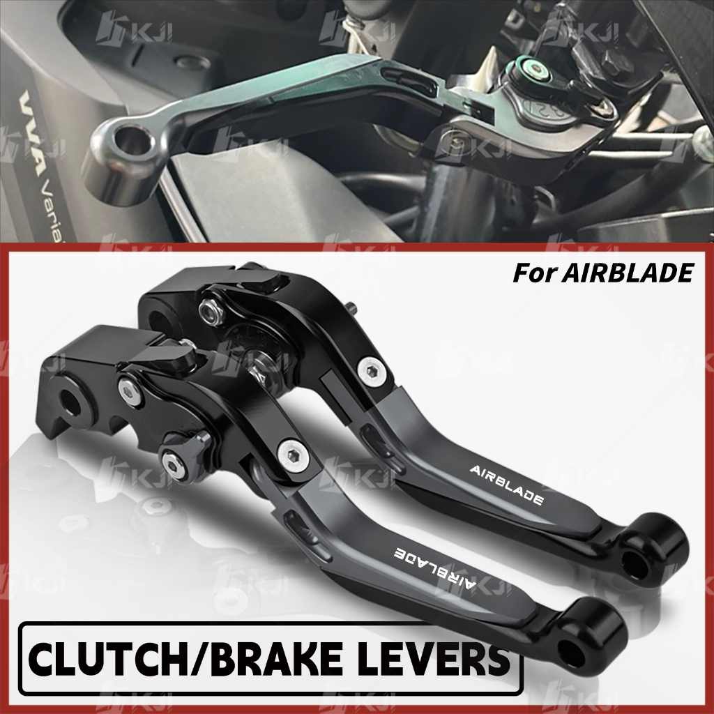 Dành Cho Xe Honda AIRBLADE 110 / 125 / 150 / 160 Đòn Bẩy Phanh Có Thể Điều Chỉnh Gấp Tay Cầm Đòn Bẩy Phụ Kiện Phần