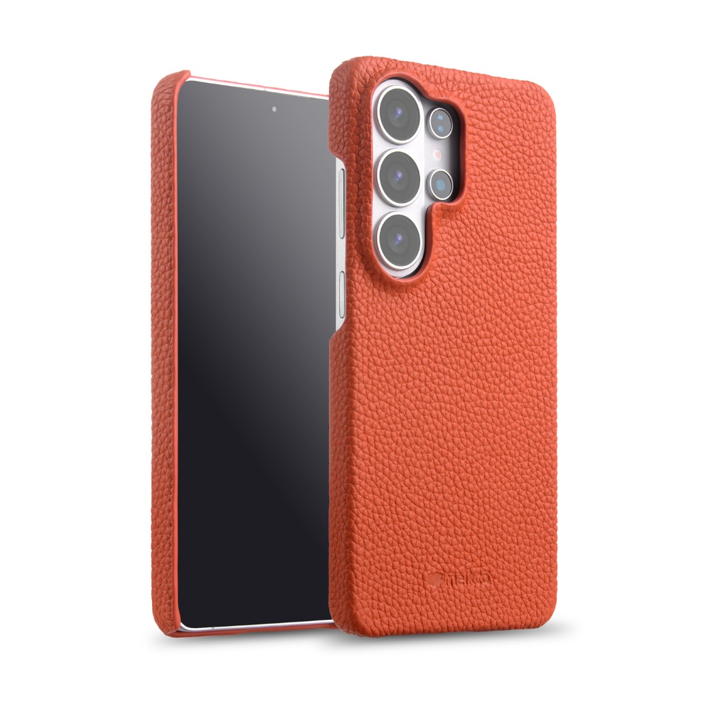 Melkco 8 Màu Da Thu Hút Từ Tính Cho Samsung Galaxy S26 Ultra S26 Plus Vỏ Cao Cấp Trơn Oxhide Cứng Ch