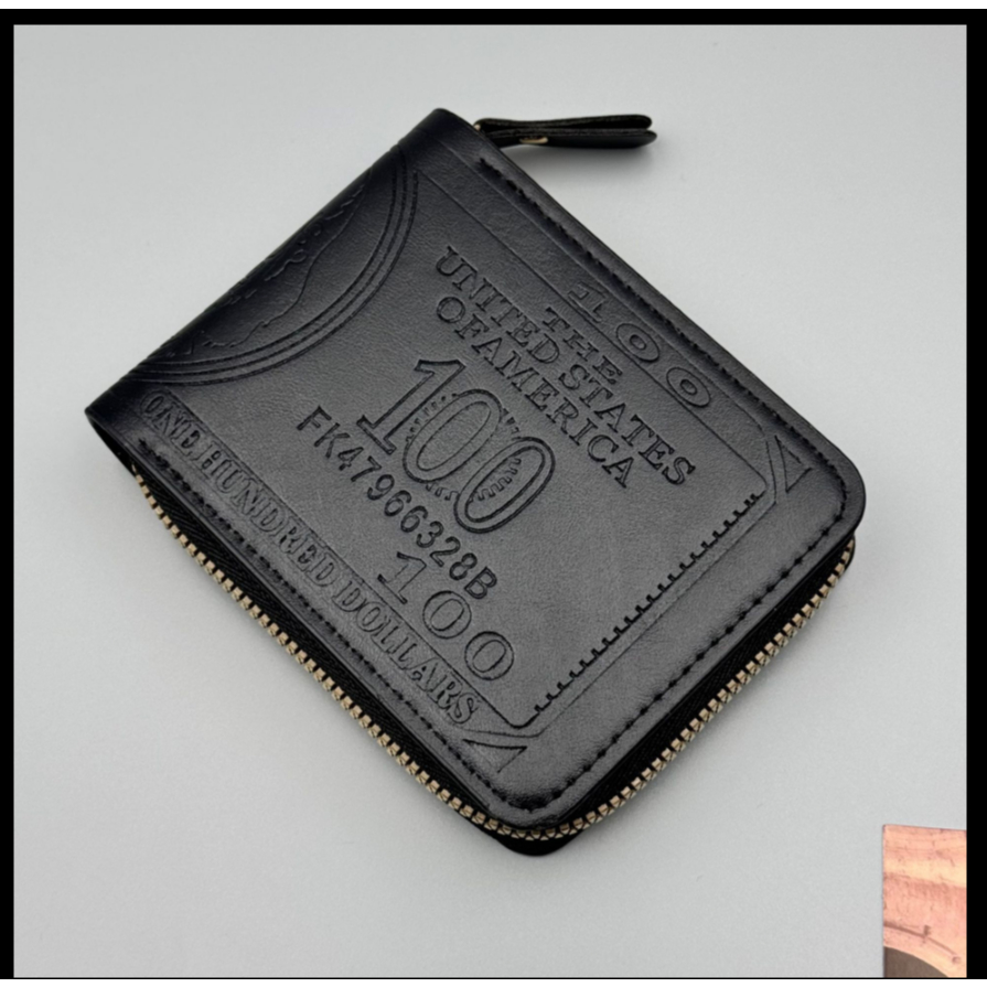 Bevis Ví Ngắn May Khâu Thiết Kế 100 Đô La In Siêu Nhẹ Di Động Châu Âu Mỹ Nam