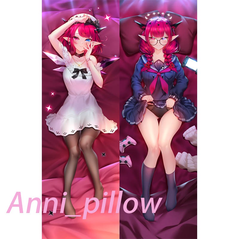 Dakimakura Anime Irys In hai mặt Vỏ gối cơ thể cỡ thật Quà tặng