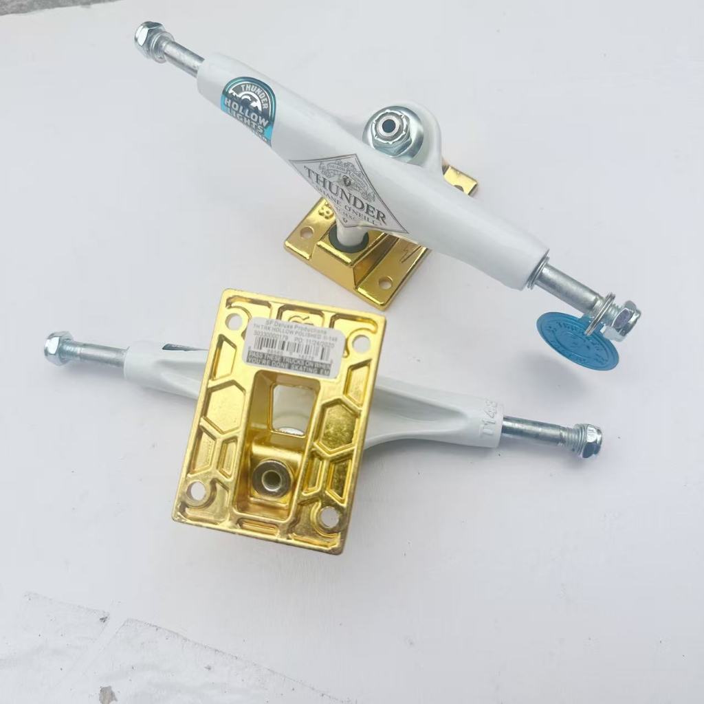 Ván trượt xe tải 148mm siêu nhẹ màu trắng và vàng