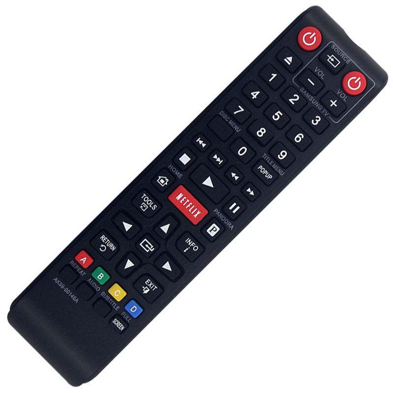 Điều khiển từ xa AK59-00146A Tương thích với Samsung DVD BD-E5300 BD-E5300 / ZA BD-E5400 BD-E5400 / 