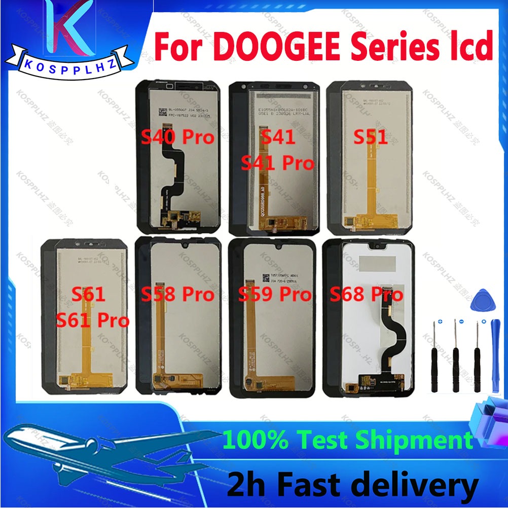 Cho DOOGEE S41 S41MAX S41 Plus S41 Pro S51 S61 Pro Màn Hình LCD DOOGEE S58 Pro S59 Pro S200 S200 X M
