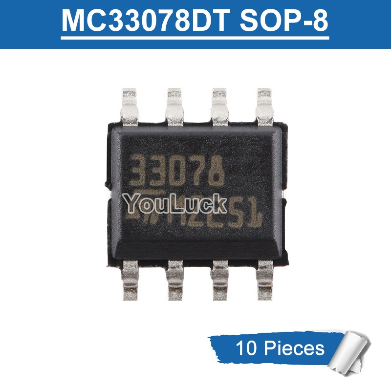 10 Chiếc Chính Hãng MC33078DT 33078 SOP-8 Tiếng Ồn Thấp Hoạt Động Khuếch Đại Chip IC Mới