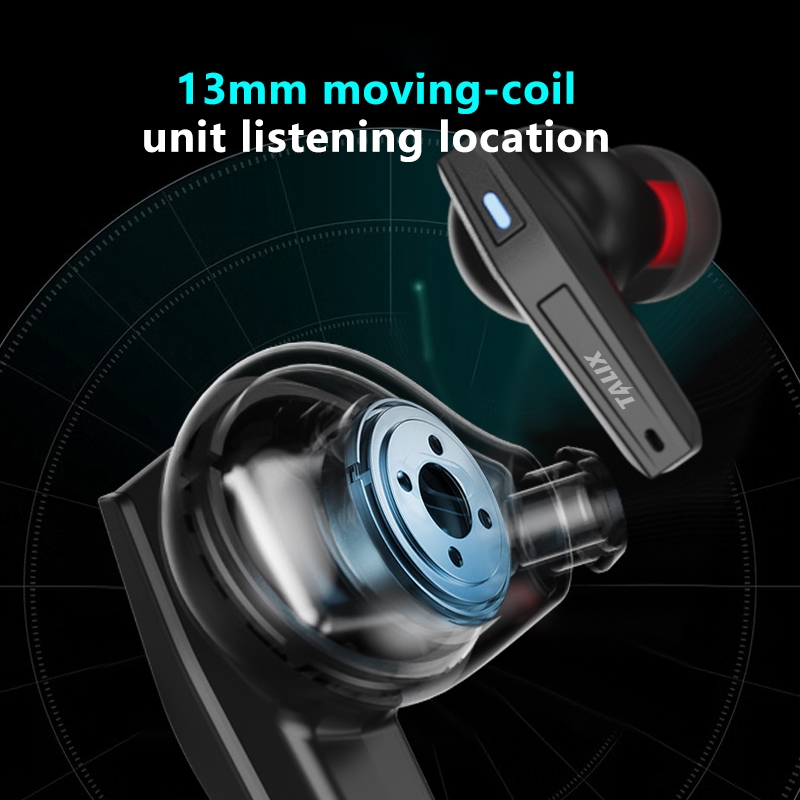 erazerTA12 Tai Nghe Phiên Dịch AI Bluetooth 6.0 Dịch sang 134 ngôn ngữ Tai nghe không dây Tai nghe chơi game Âm trầm sâu Pin lâu dài Có micro Âm thanh HiFi Tai nghe thể thao Chống nước | BigBuy360 - bigbuy360.vn