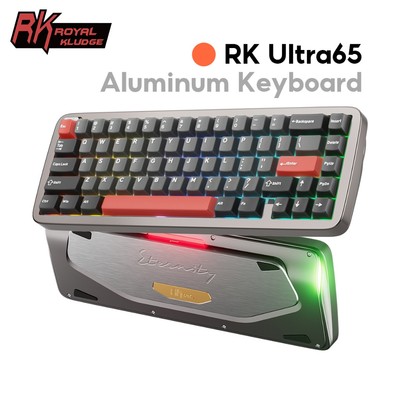Bàn phím đa năng RK Royal Kludge RK Ultra65 có công tắc kem Bàn phím kim loại cơ học chơi game