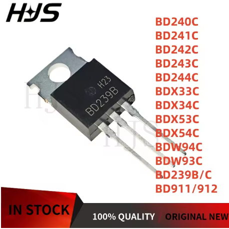 10 Cái / lốc Mới BD912 BDX53C BD911 BD244C BDX54C BD241C BD243C BD242C BDX34C BD240C BDW94C BD239C B