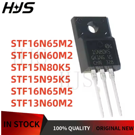 10 CÁI STF13N60M2 STF15N95K5 STF15N80K5 STF16N60M2 STF16N65M2 STF16N65M5 13N60M2 15N95K5 15N80K5 16N
