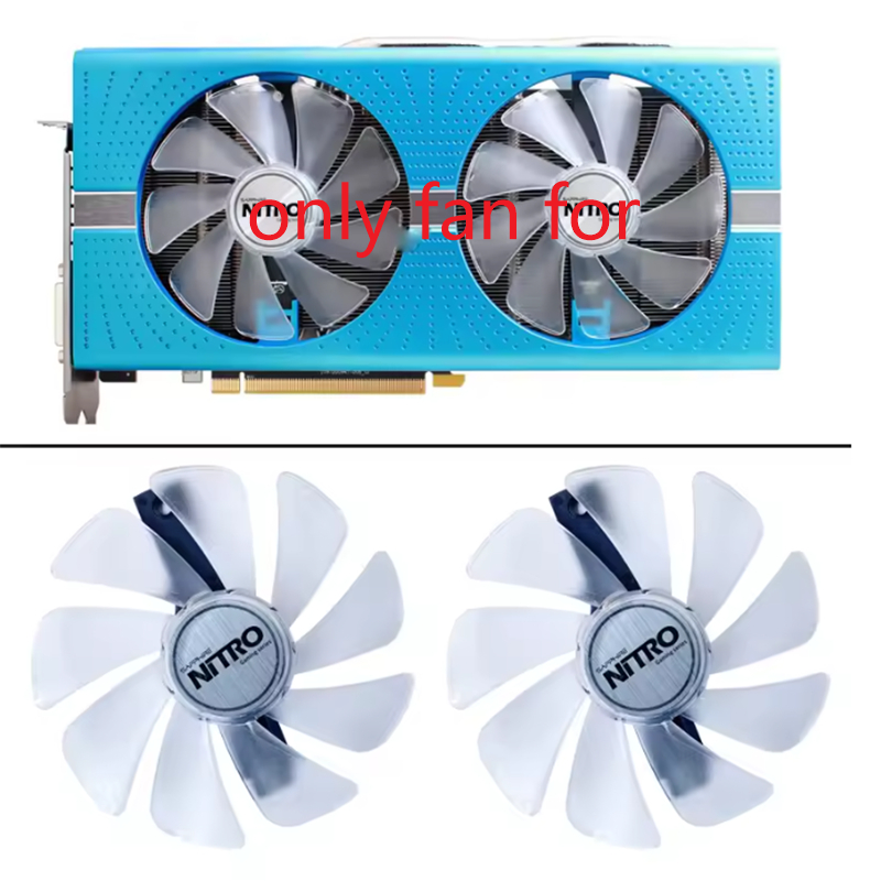 CF1015H12D FD10015M12D RX 590 580 480 470 570 Quạt Làm Mát GPU Cho Sapphire RX470 RX590 RX580 RX480 