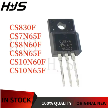 5 chiếc MỚI CS8N65F CS830F CS7N65F CS8N60F CS10N60F CS10N65F TO-220F MOS FET Công suất cao Còn hàng