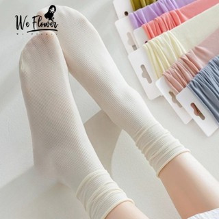 We Flower Hàn Quốc Vớ Tơ Thoáng Khí Cho Nữ Bé Gái Bốn Mùa Phù Hợp Với Vớ Mắt Cá Chân Giày