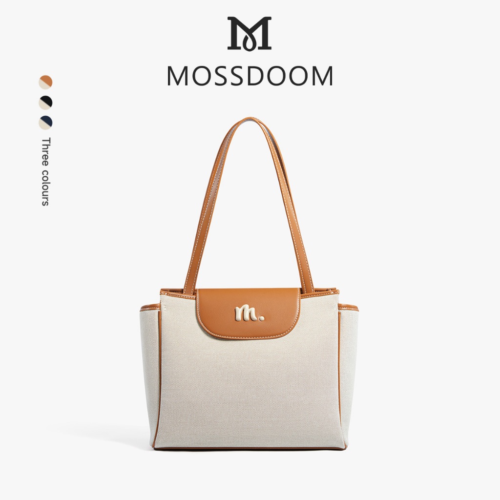 MOSSDOOM  Zuri Bag Túi đeo vai nữ dung tích lớn nhiều ngăn thích hợp cho việc đi làm