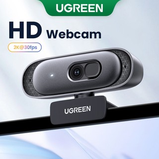 Ugreen HD Webcam 2K Ultra HD Micro kép Tự động lấy nét Tự động chỉnh sửa ánh sáng để phát trực tuyến Hội nghị Zoom Skype YouTube Desktop