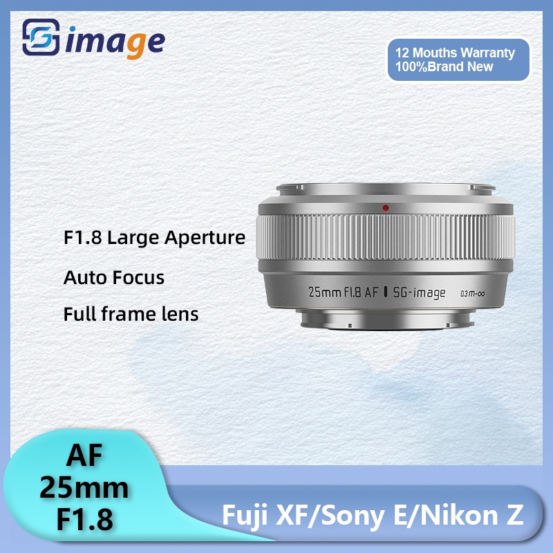 SG Image 25mm F1.8 AF APS-C Khẩu Độ Lớn Nửa Khung Tự Động Lấy Nét Prime Cho Fuji XF XT50 XE5 XT10 XT