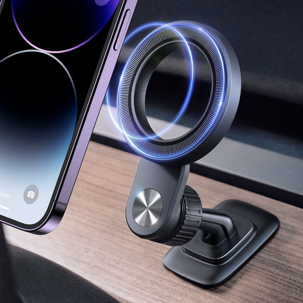 Giá đỡ điện thoại di động trên ô tô APPS2Car Tương thích với IPhone 14 13 12 Pro Max Mini Plus Mag B