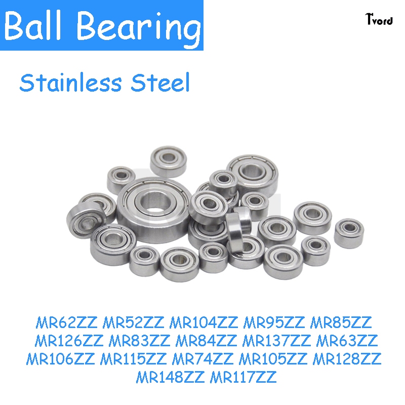 Vòng bi thép không gỉ MR62ZZ MR52ZZ MR104ZZ MR95ZZ MR85ZZ MR126ZZ MR83ZZ MR84ZZ MR137ZZ Vòng bi rãnh