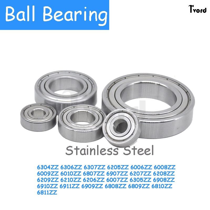 1 Vòng bi thép không gỉ 6304ZZ 6306ZZ 6307ZZ 6205ZZ 6006ZZ 6008ZZ 6009ZZ 6010ZZ 6807ZZ 6907ZZ Vòng b