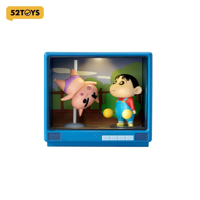 52TOYS Crayon Shinchan Retro TV Series Blind Box Figure Toy