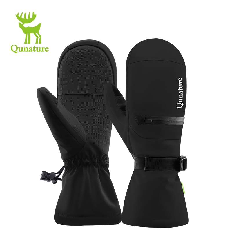 Găng Tay Trượt Tuyết Qunature Ấm Áp Chống Gió và Nước Cho Thể Thao Mùa Đông