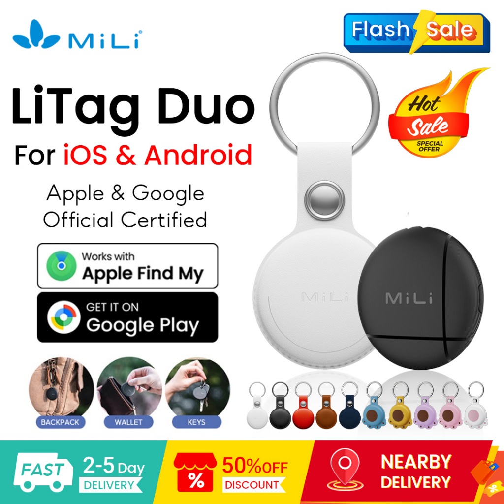 MiLi Tag định vị LiTag (iOS & Android) Smart tag Định vị GPS mini Định vị bluetooth GPS tracker Định