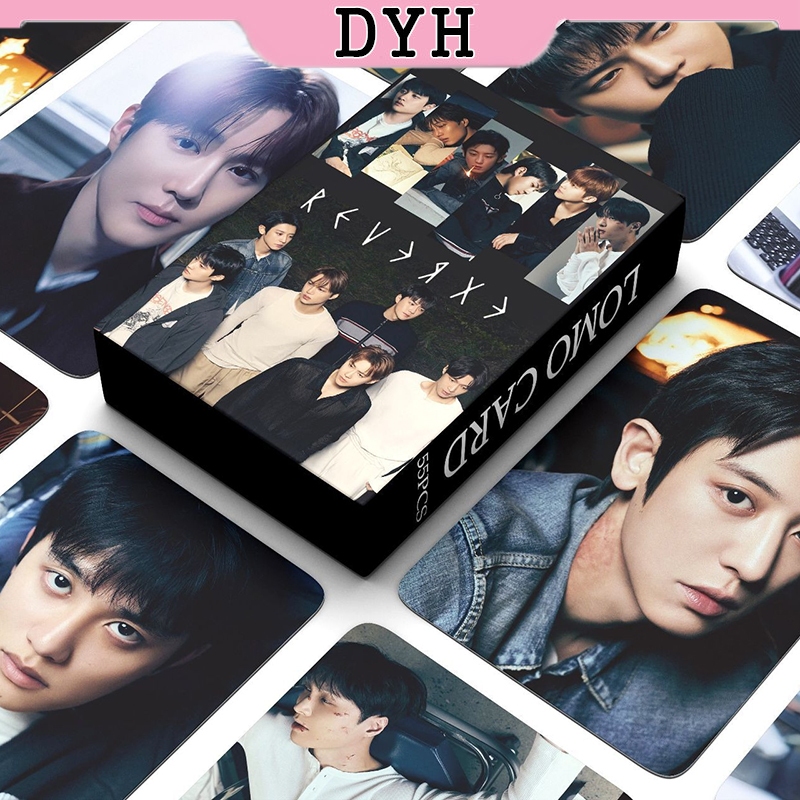 54 Cái / hộp Kpop EXO photocard EXIST LOMO THẺ baekhyun chanyol sehun photocards