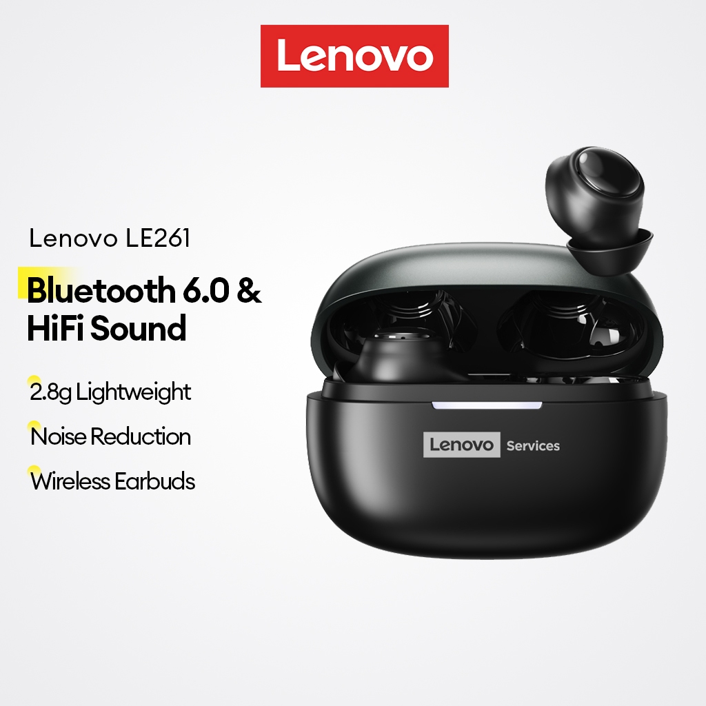 Tai nghe không dây Lenovo LE261 Bluetooth 6.0 với 2,8g Nhẹ và Giảm tiếng ồn cộng với âm thanh HiFi | BigBuy360 - bigbuy360.vn