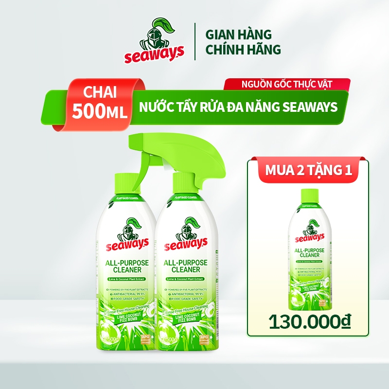 [MUA 2 TẶNG 1] Seaways Nước tẩy rửa đa năng