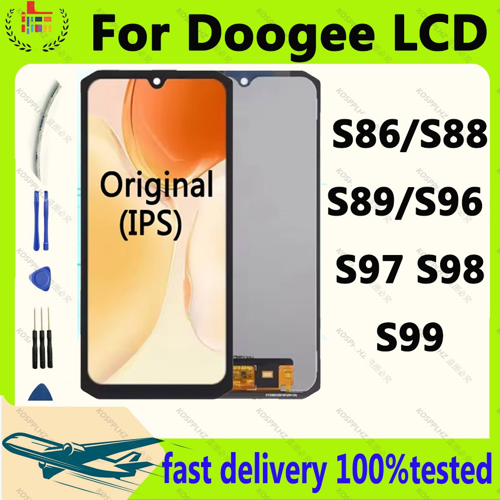 Chính hãng Doogee S86 S88 S89 S96 S97 S98 S99 Màn hình LCD Thay thế màn hình cảm ứng