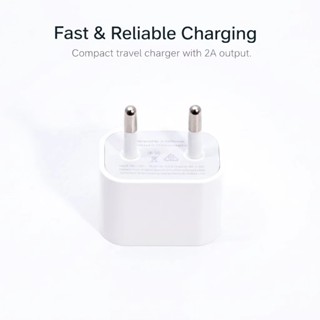 Sạc nhanh điện thoại di động Bộ chuyển đổi du lịch 2A Bộ sạc tiêu chuẩn EU