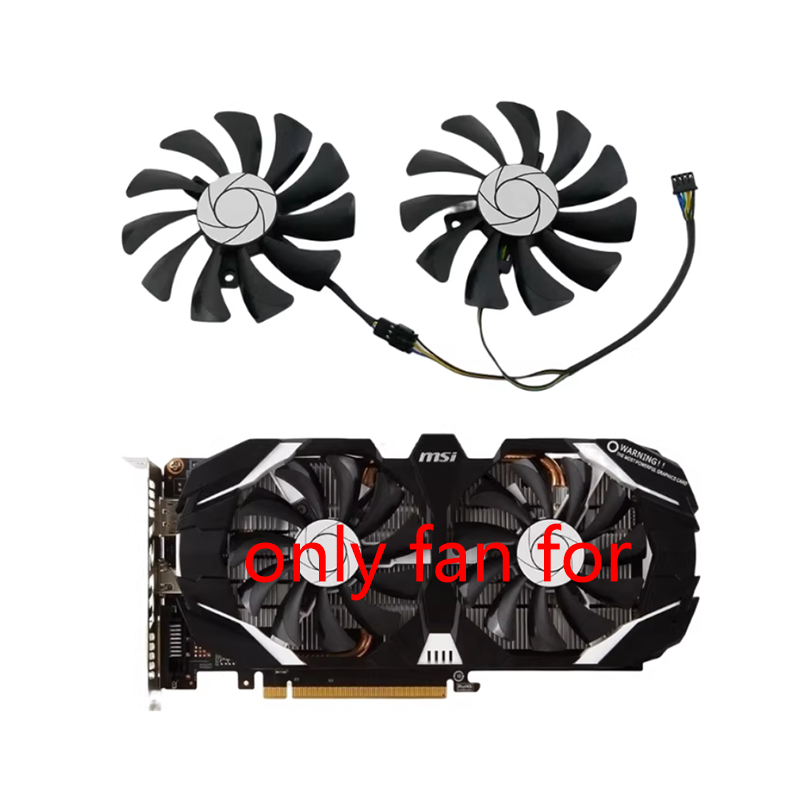 85MM 4Pin Quạt Làm Mát Thay Thế Cho MSI GTX 1060 OC 6G GTX 960 P106-100 P106 GTX1060 GTX960 Quạt Car