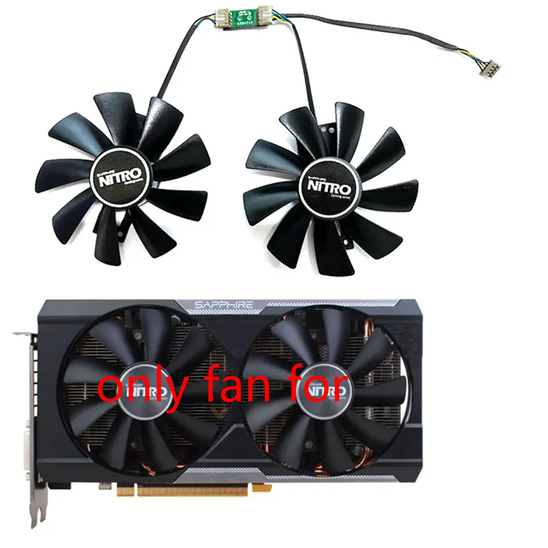 Quạt thay thế 98MM GAA8B2U cho Card đồ họa SAPPHIRE Radeon R9 380 380X NITRO