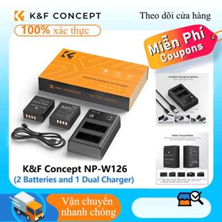 Bộ sạc pin K&F Concept cho máy ảnh Fujifilm NP-W126 126S X100VI,X100V,XS10,XT30,XT30 II,XT20,XE4,A5