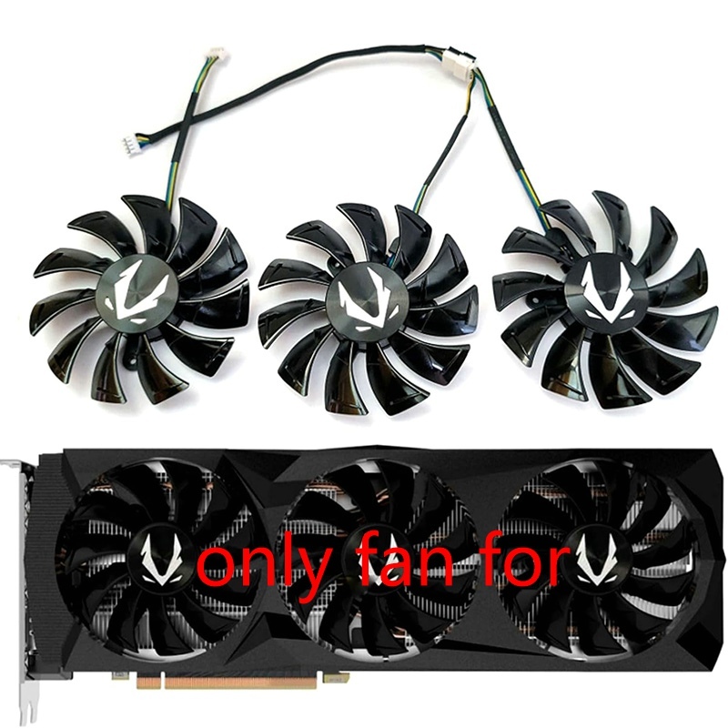 87MM GA92S2U RTX2080 2080Ti Card Đồ Họa Quạt Làm Mát Cho ZOTAC GeForce RTX 2080 Ti AMP Phiên Bản Quạ