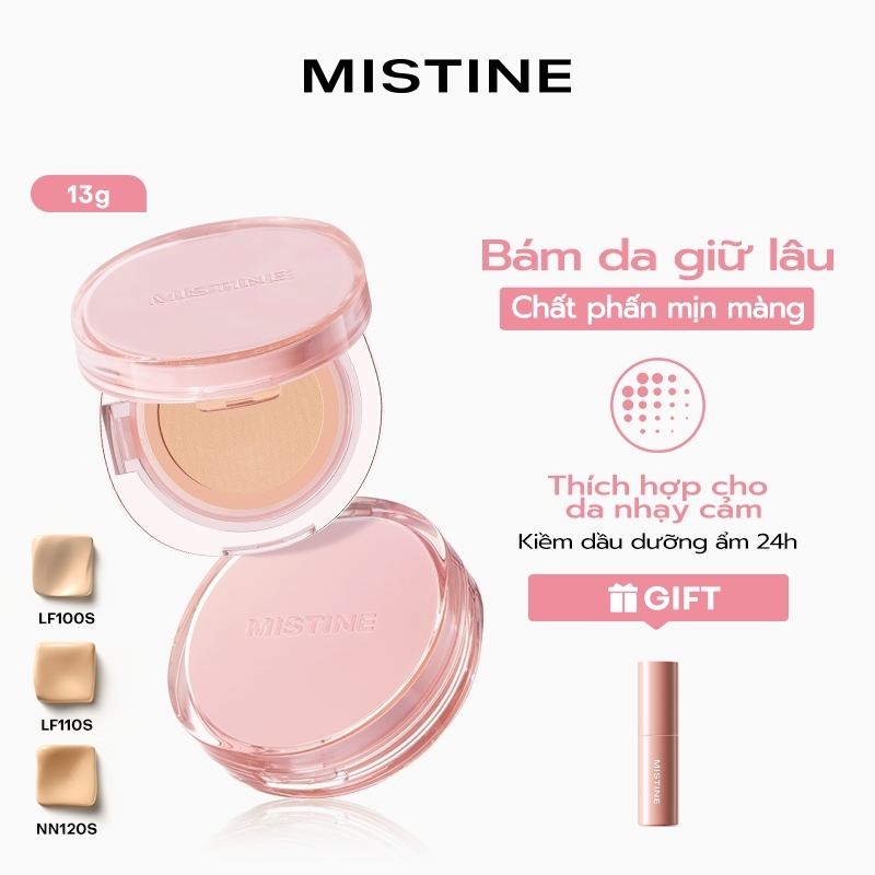Cushion cầu vòng Xiêm La MISTINE 1 lõi (Cushion 13g) MISTINE SOFT MATTE ESSENCE AIR CUSHION