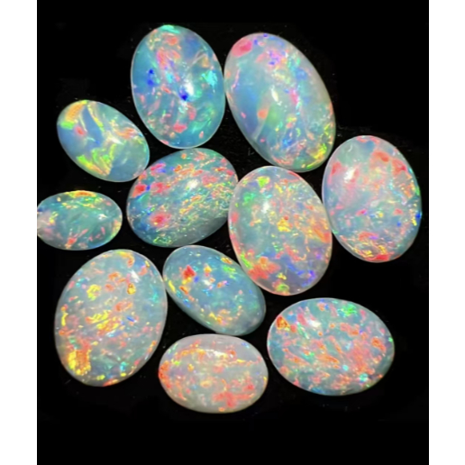 Opal Úc tự nhiên [Pastel màu ấm áp] Pha lê Opal Opal Đá quý Màu Opal Vòng tùy chỉnh Mặt dây chuyền