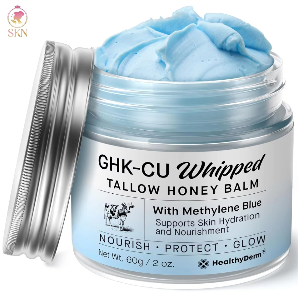 60g Đồng Peptide GHK-Cu Bò Tallow Đồng Peptide Kem Dưỡng Da Mặt 4% Peptide Cho Da Làm Săn Chắc Da Dư
